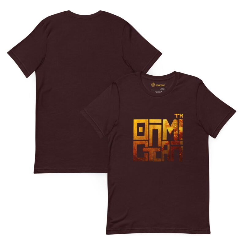 unisex-staple-t-shirt-oxblood-black-front-and-back-6a34d317354b5.jpg Onmictlan Core Premium Streetwear Tee